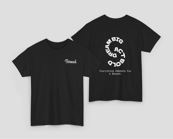 Thread Classic Unisex Heavy Cotton Tee black