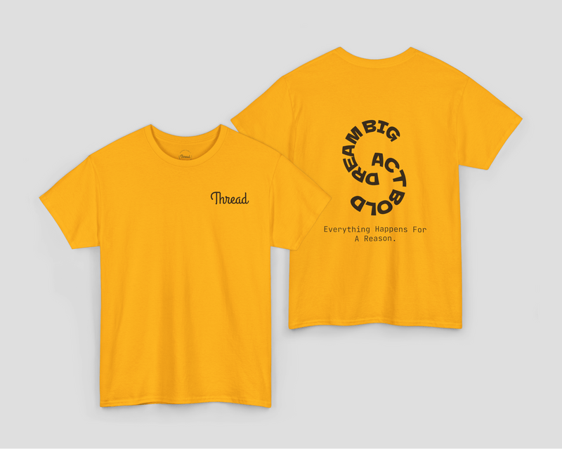 Thread Classic Unisex Heavy Cotton Tee gold