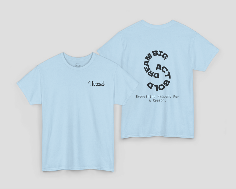 Thread Classic Unisex Heavy Cotton Tee  lblue