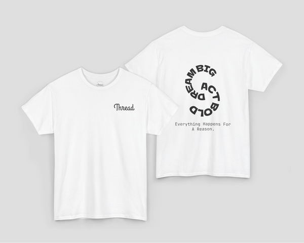 Thread Classic Unisex Heavy Cotton Tee white